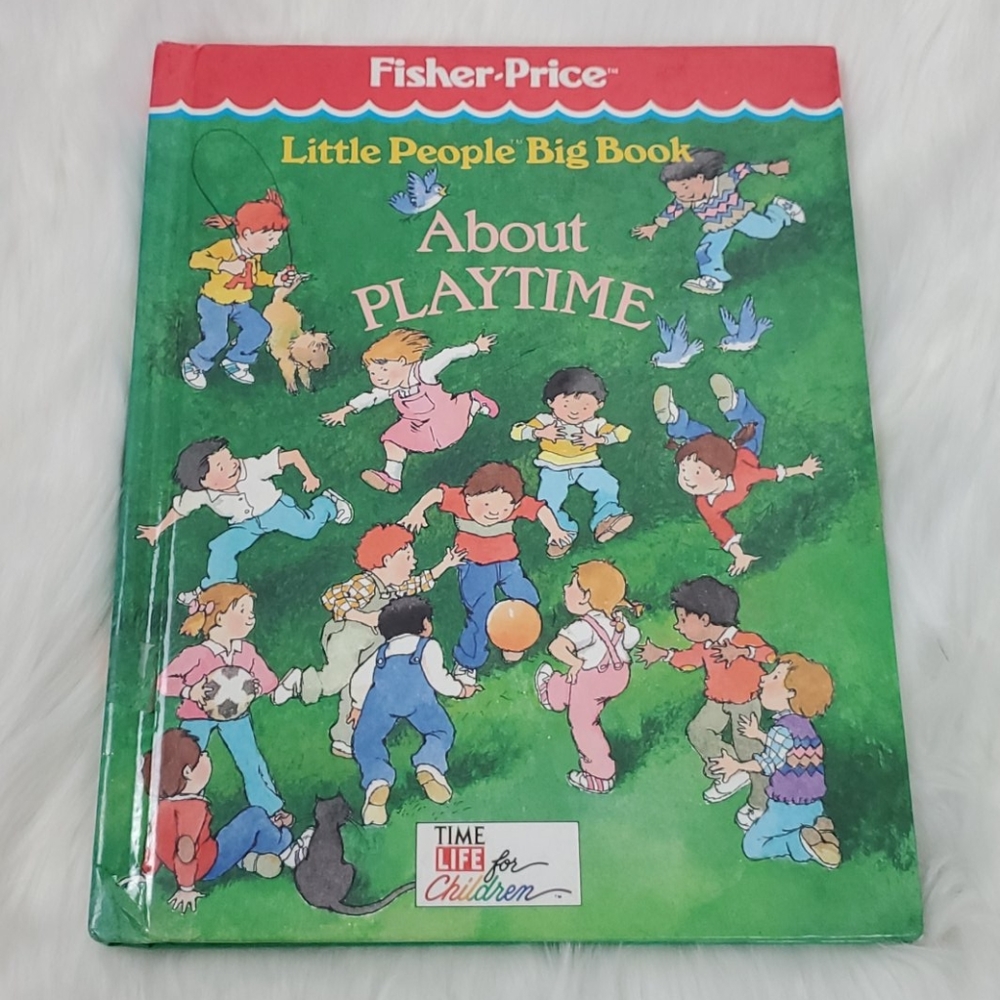 Vintage Fisher Price Little People Big Book About